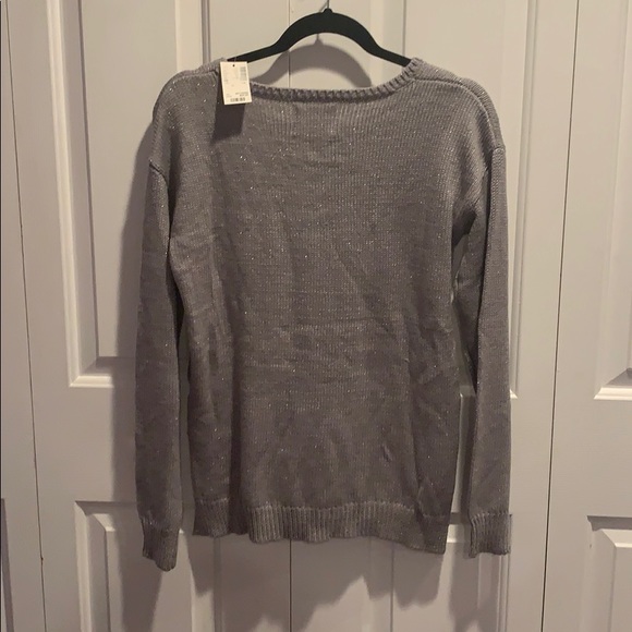 Gray Justice Christmas Sweater - Picture 2 of 3